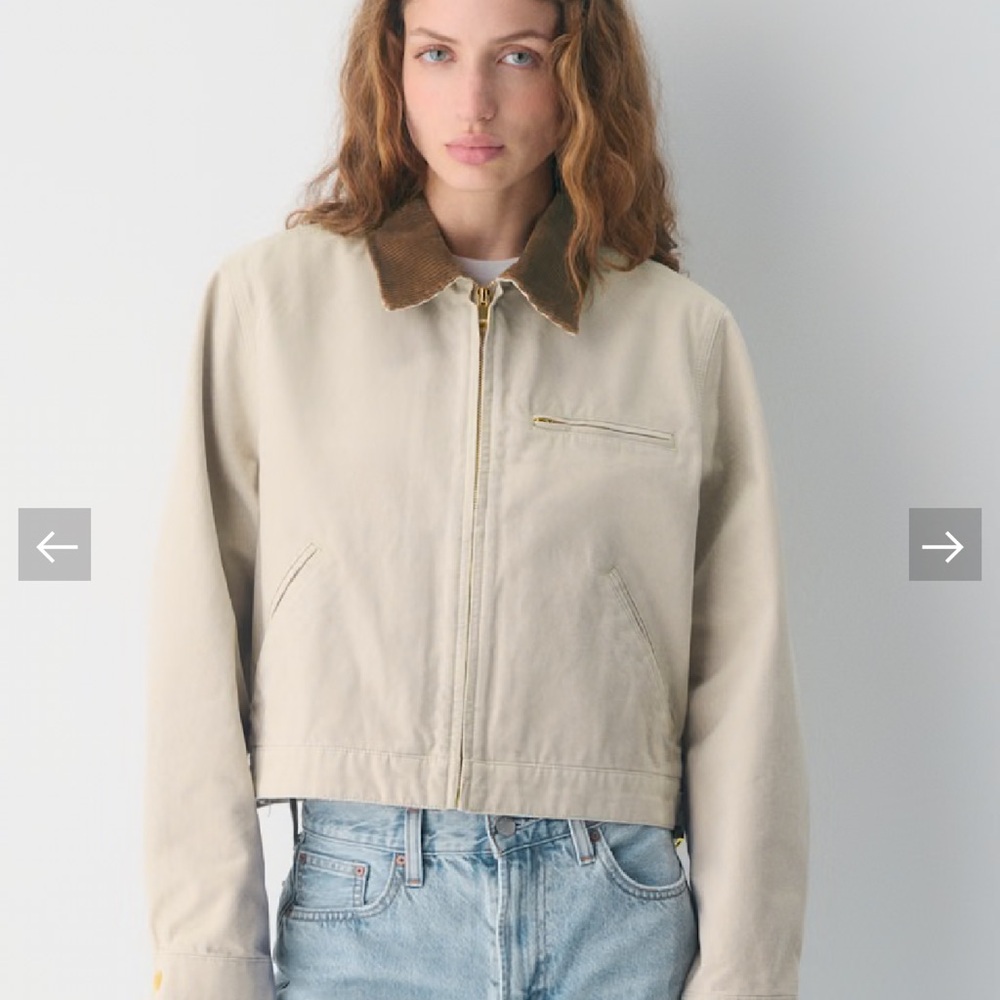 Aritzia Beige Utility Jacket